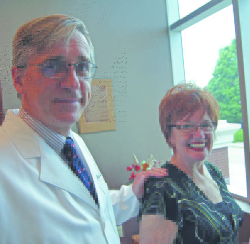Vicki Heidle is thankful to Dr. Paul Dudrick, Fort Sanders Regional surgical oncologist, for the “seamless, coordinated” care she’s received since being diagnosed with stage III melanoma in 2014.